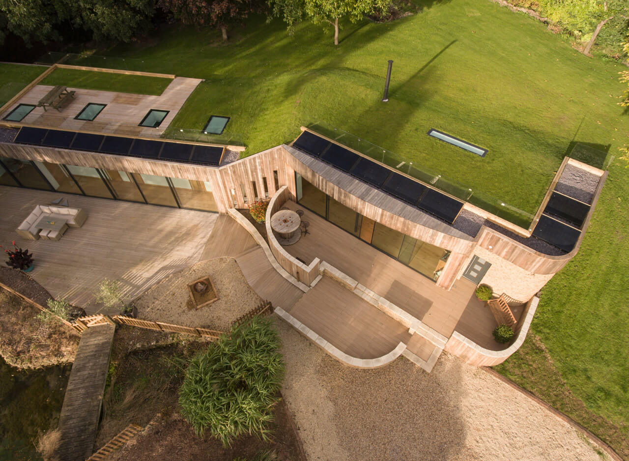Ashbrook House Aerial1 Landscape Design