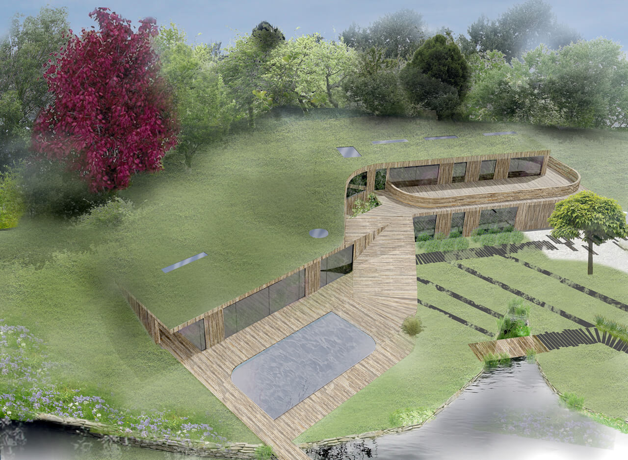 Ashbrook House drawing Landscape Design