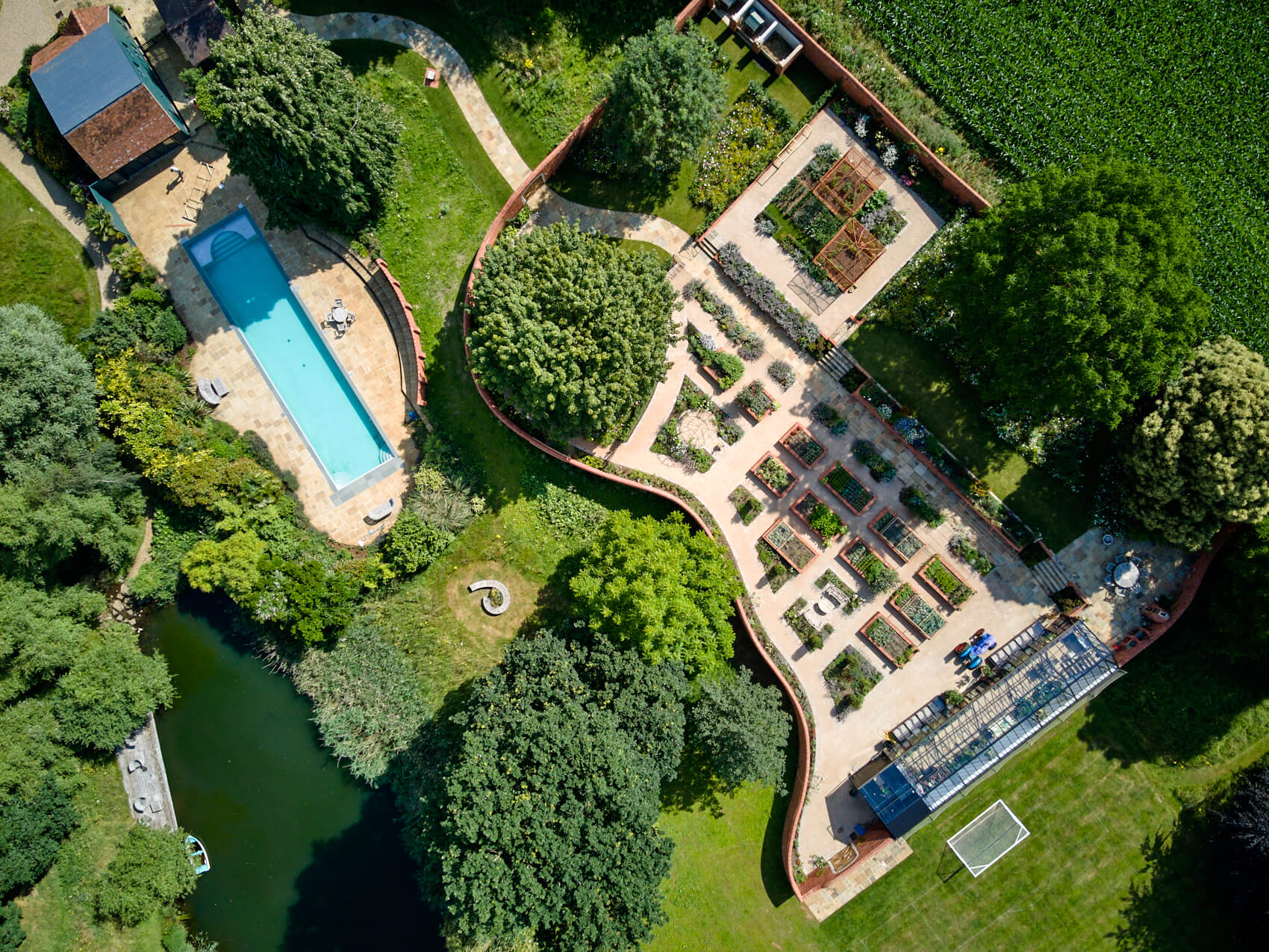 Walled Garden, Private Residence, Oxfordshire