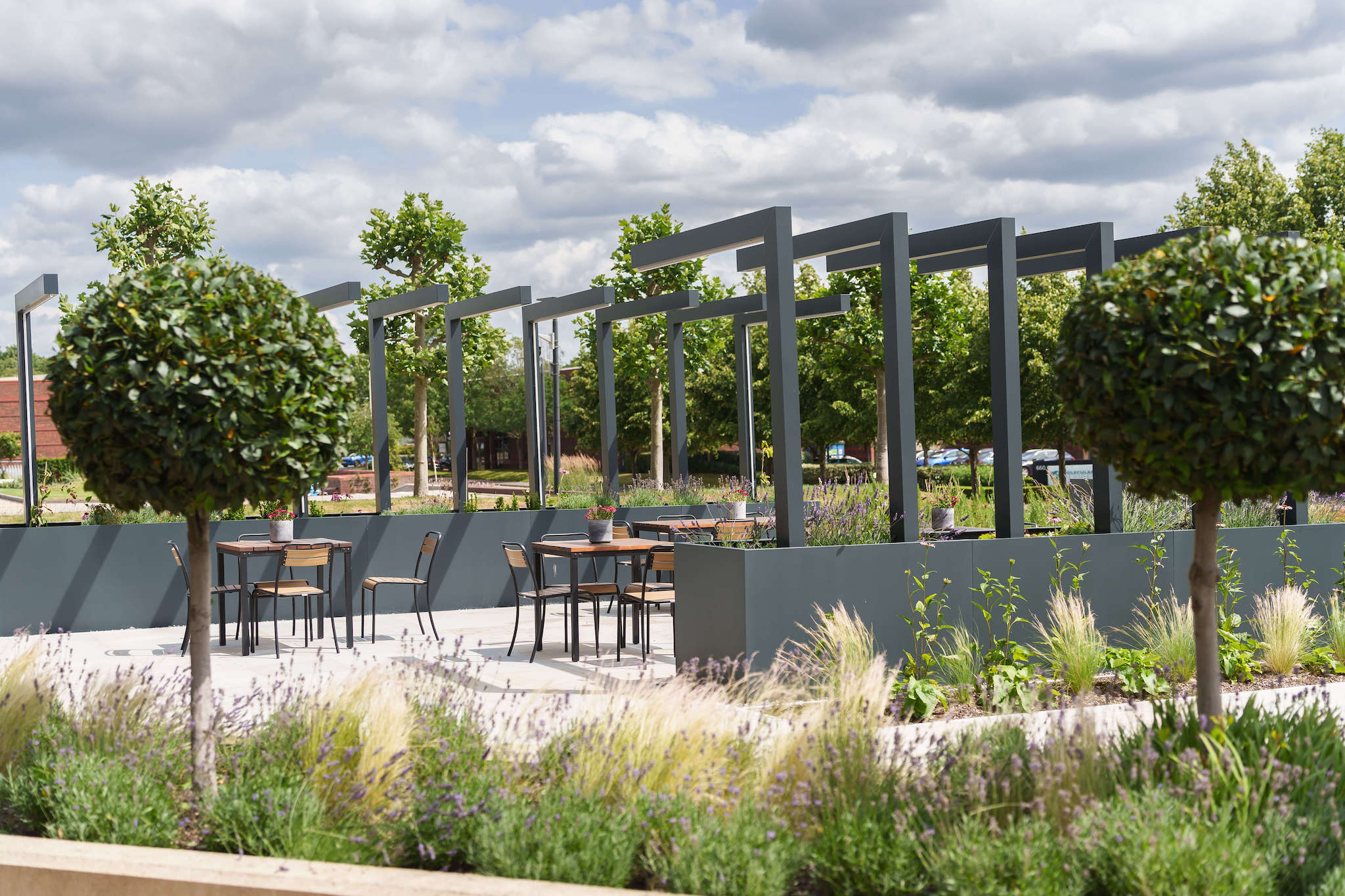 ASA 1180 Podium Landscape At Winnersh Business Park Opens To The Public